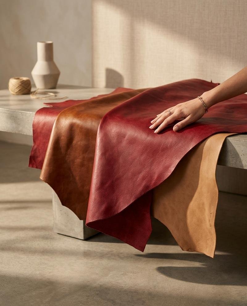 Selecting premium full-grain leather - ASL Craftsmanship