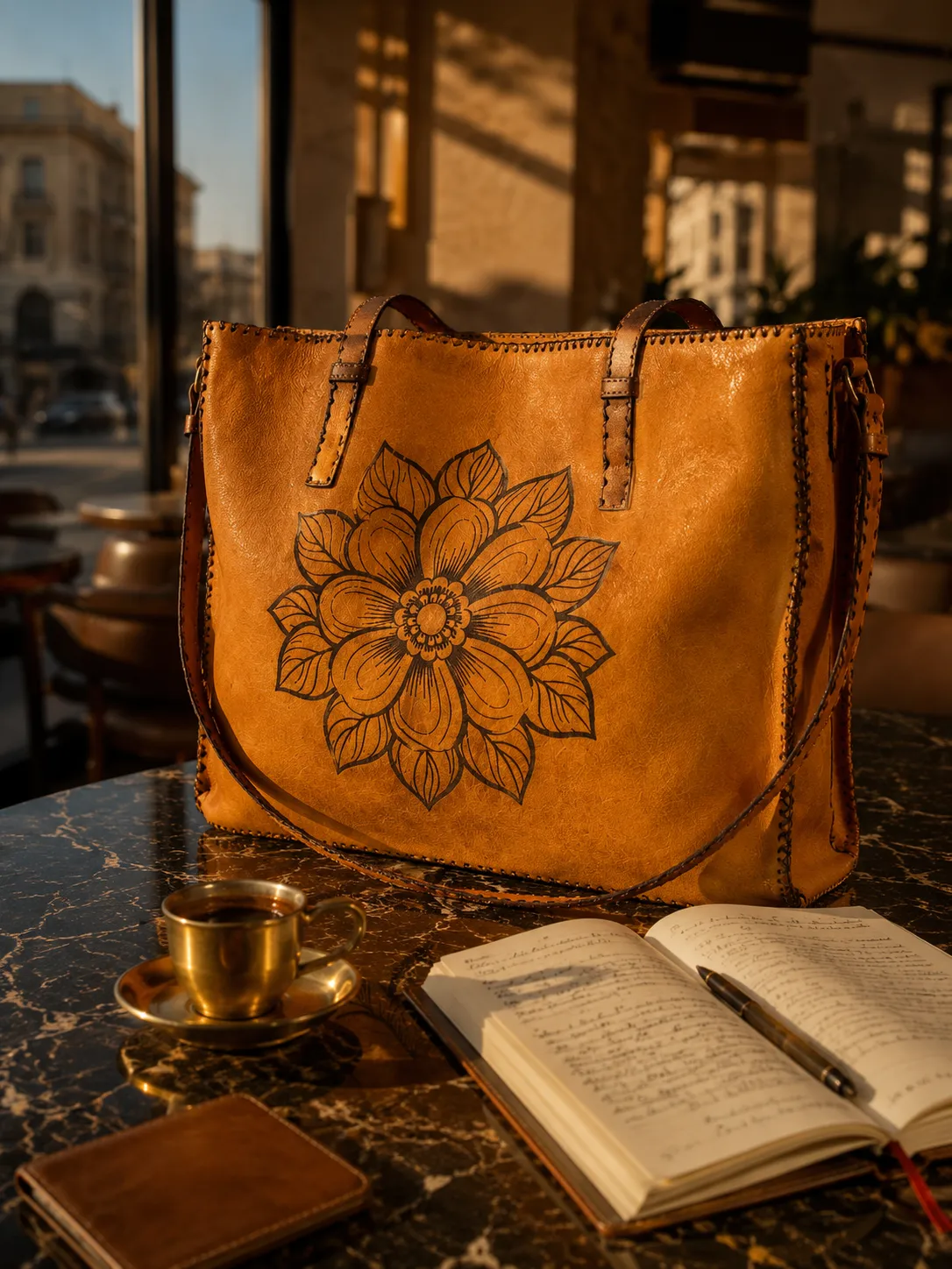 Saffron Lotus Wallet Bag Alternative